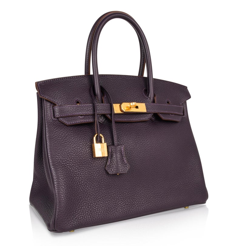 Hermes Birkin 30 Bag Rich Raisin Gold Hardware Original Colour Togo at  1stDibs | hermes raisin color, raisin birkin, hermes birkin raisin