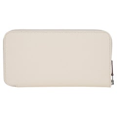 Hermes Silk' In Classique Long Wallet Nata / Lucky Daisy Print Epsom Leather