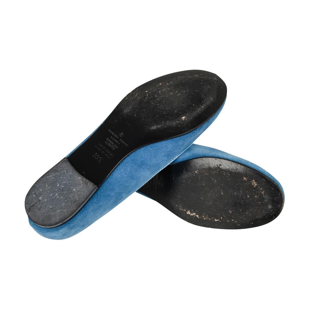 Philipp Plein Shoe - Chaussures en daim bleu avec crâne en diamant  39,5 / 9,5 Neuf en vente 4