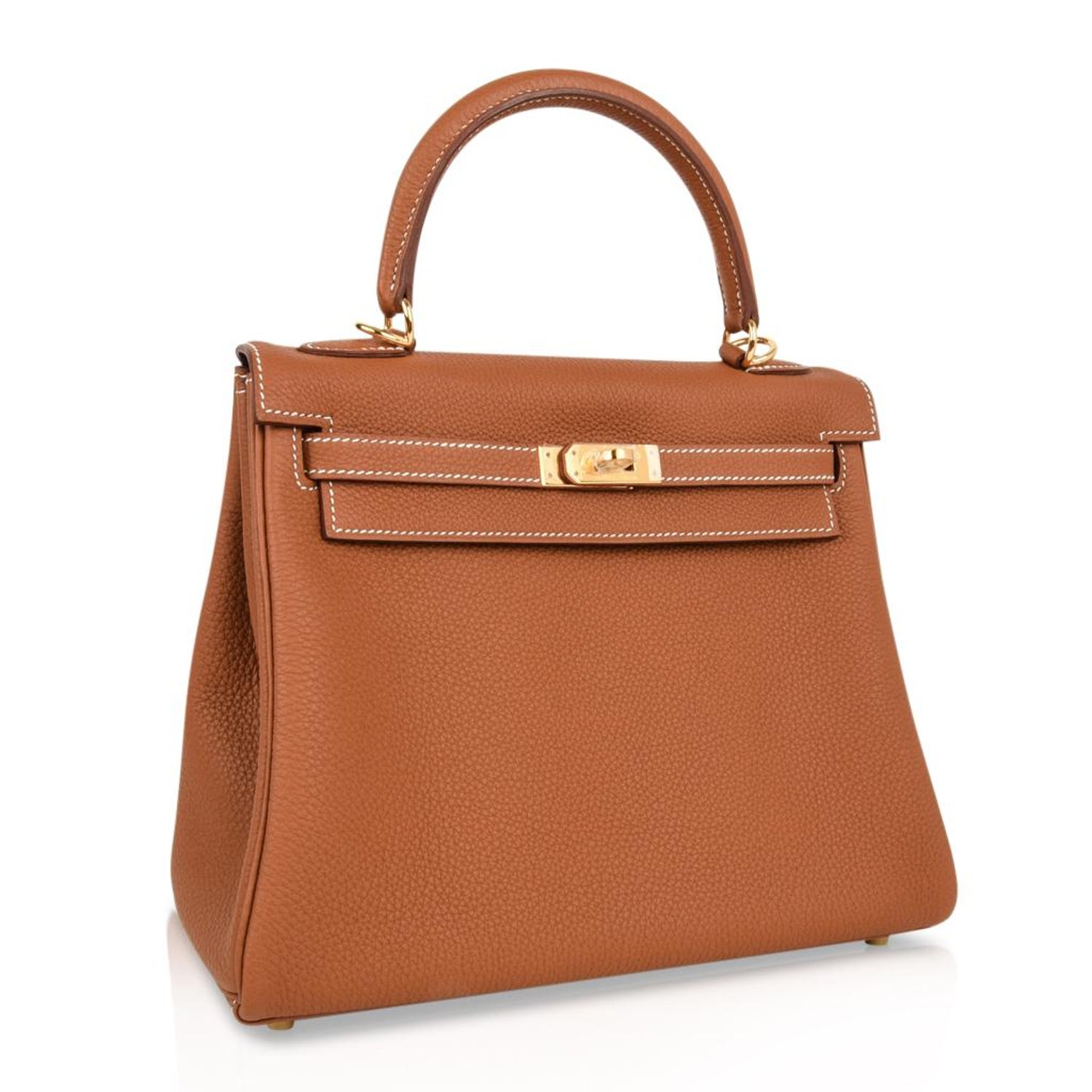 Hermes Kelly 25 Retourne Bag Coveted Gold Togo Hardware For Hermes Kelly 25 Retourne Bag Coveted Gold Togo Hardware For At 1stdibs