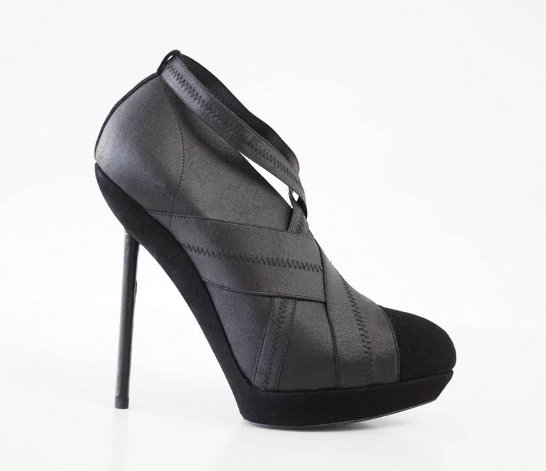 denim ysl shoes