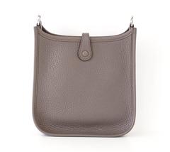 HERMES Bag Evelyne TPM Mini Etain Clemence Cuivre Strap Sold Out Colour