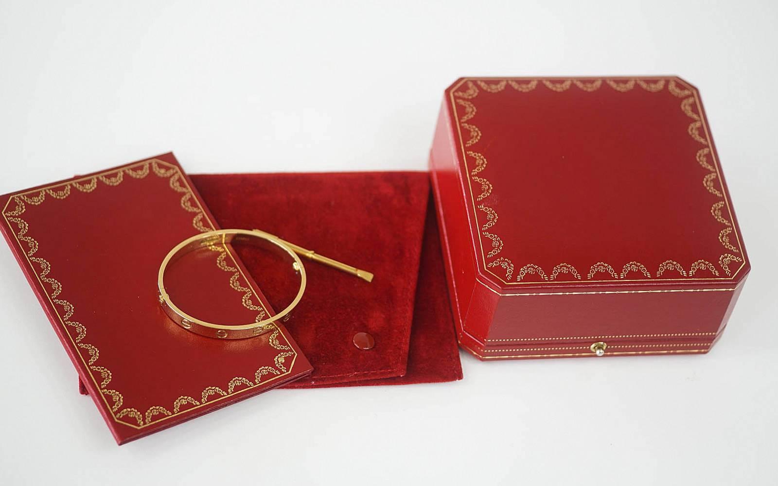 cartier love bracelet vintage