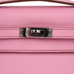 Hermes Kelly Pochette Coveted 5P Pink Holy Grail New