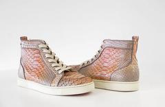 CHRISTIAN LOUBOUTIN Men's Rantus Orlato Flat Snakeskin Fairy Tale  43.5 / 10.5