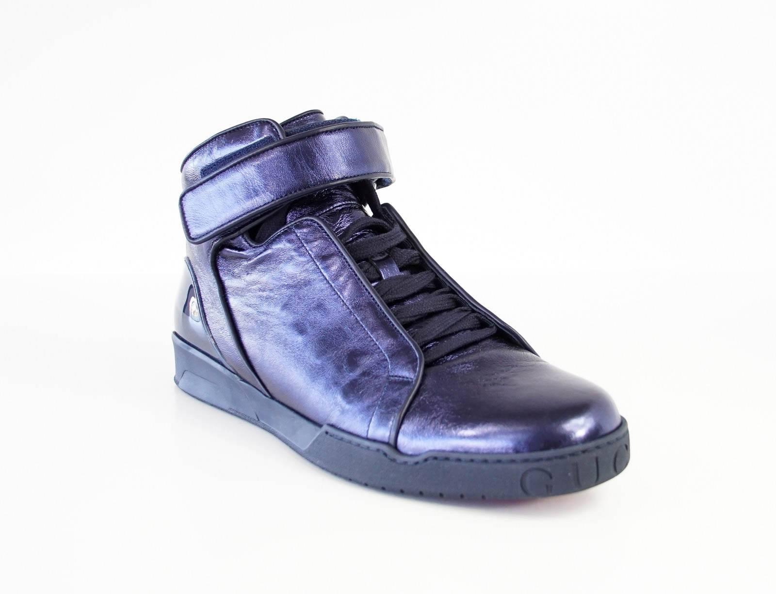 zapatillas gucci caña alta