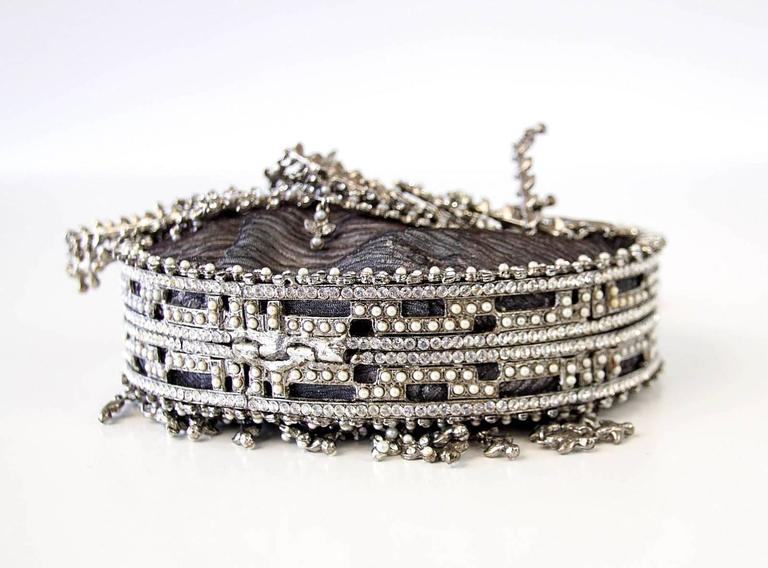 Edidi Bag / Clutch Jewel Pearl Encrusted Hand Made Evening Purse Pearl