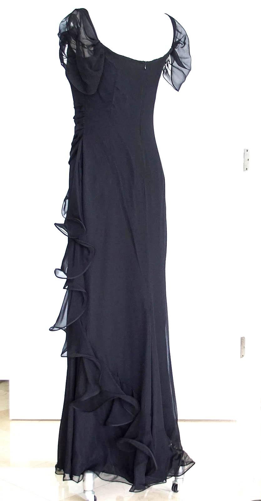 elegant black gown