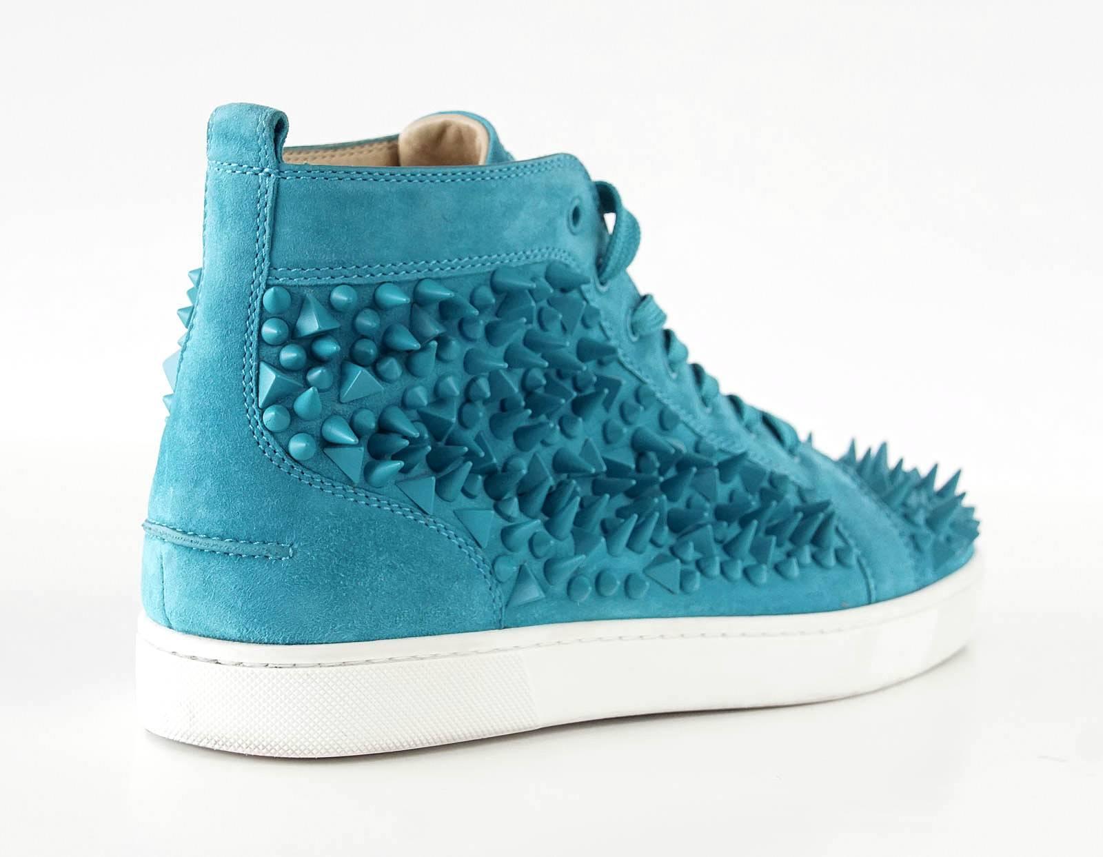 christian louboutin turquoise shoes