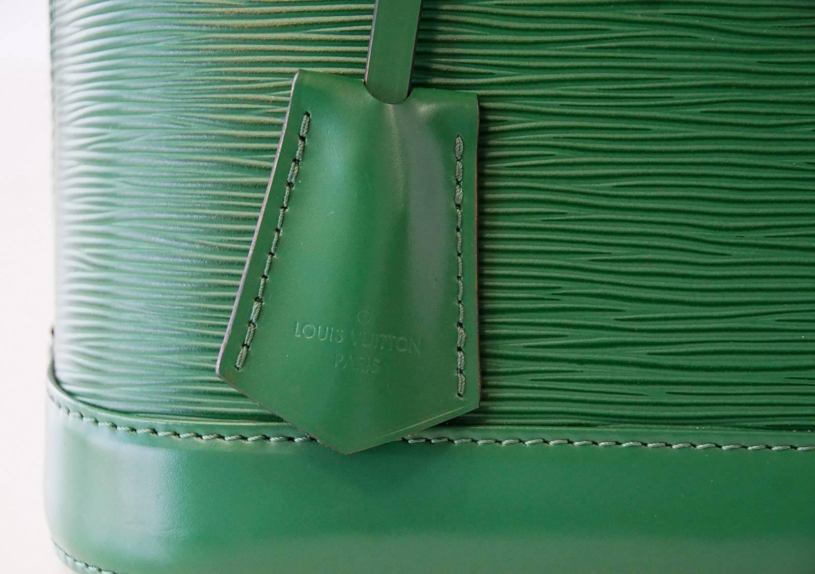 green louis vuitton bag