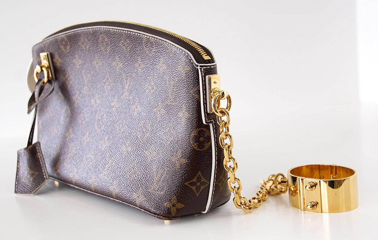 Black LOUIS VUITTON Bag Monogram Fetish Collection Runway 2011-12 Clutch 