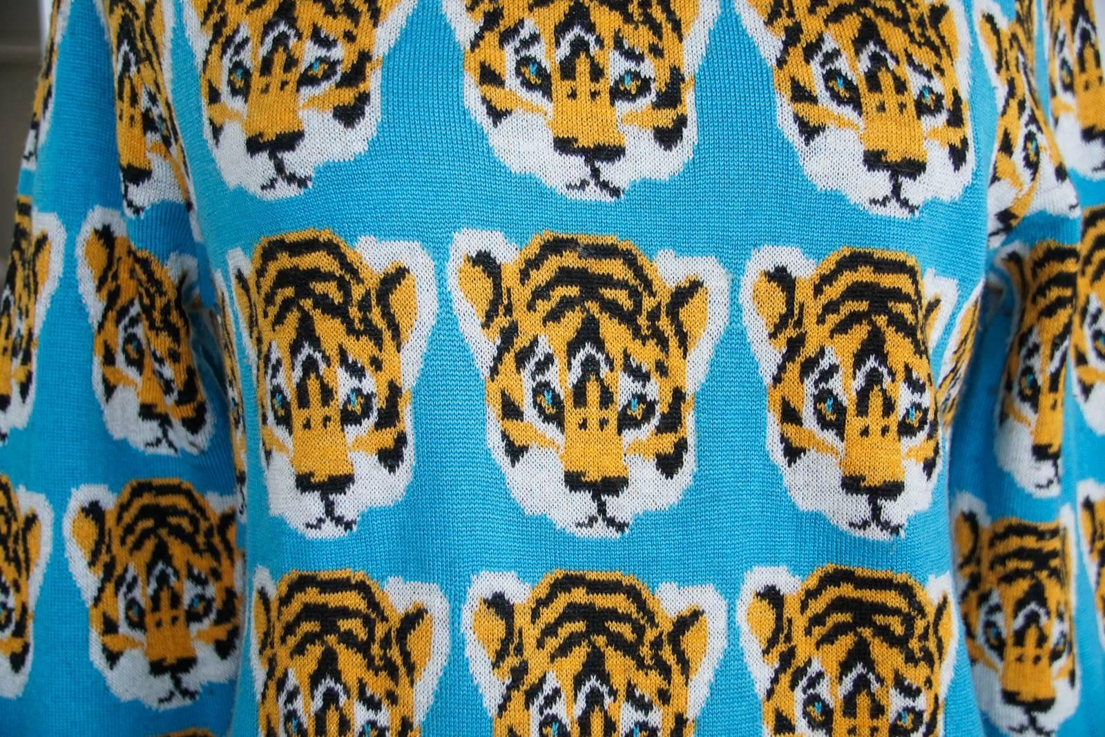 sweater with tigers