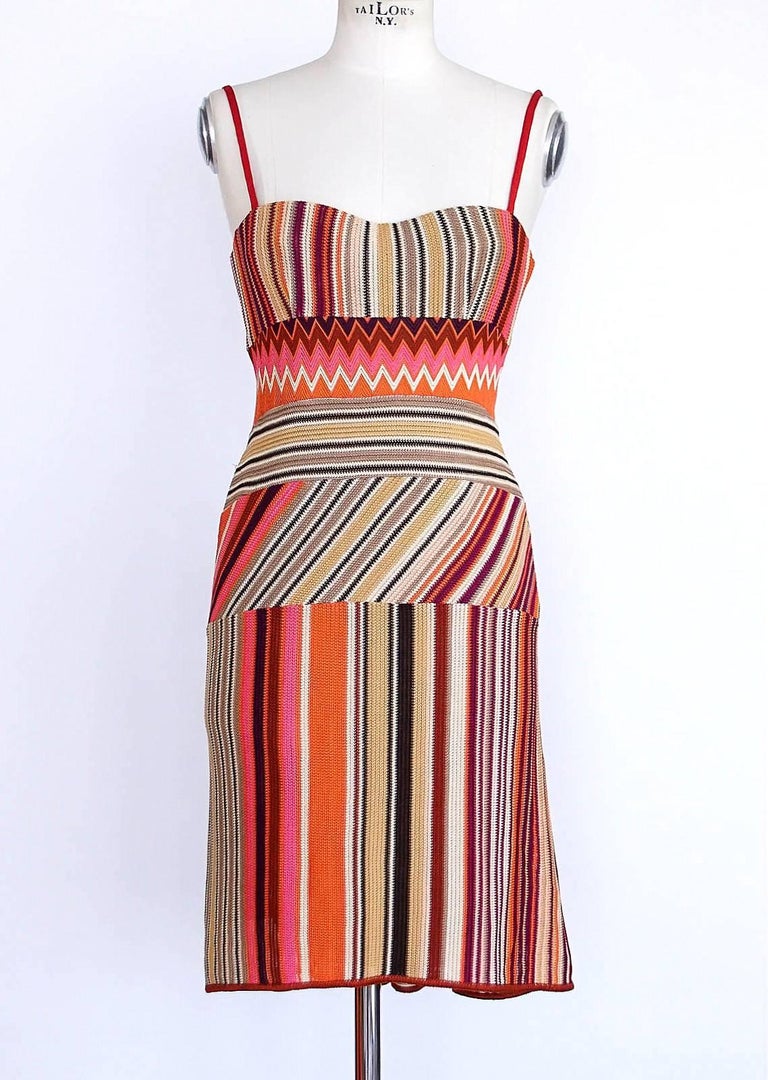 Missoni Dress Strapless Stunning Knit Rear Fishtail 42 / 6 nwt For Sale ...