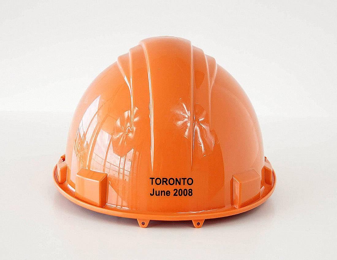  Casque de chantier Hermès Hard Hat 2008 Limited Edition Orange Unisexe 