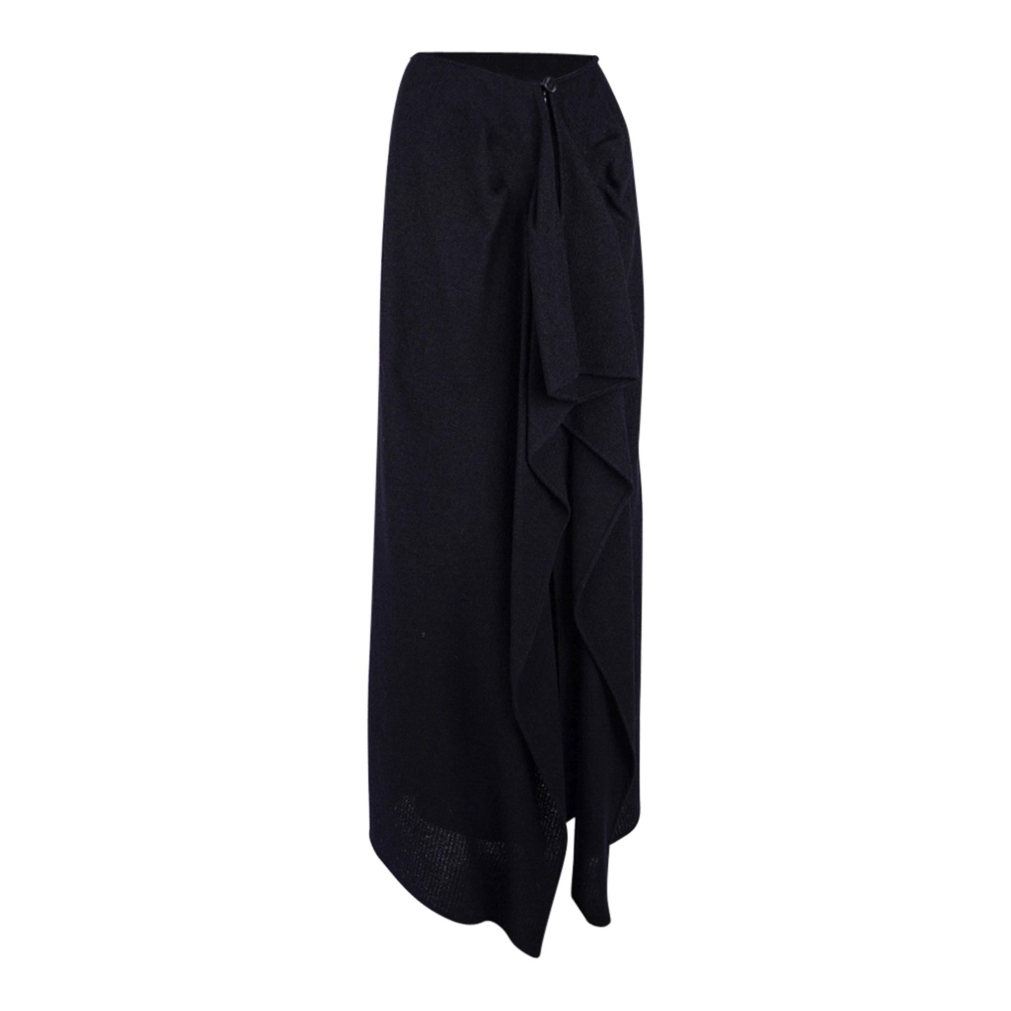 Chanel 98A Long Straight Skirt Beautifully Draped Rear 36 / 4 1