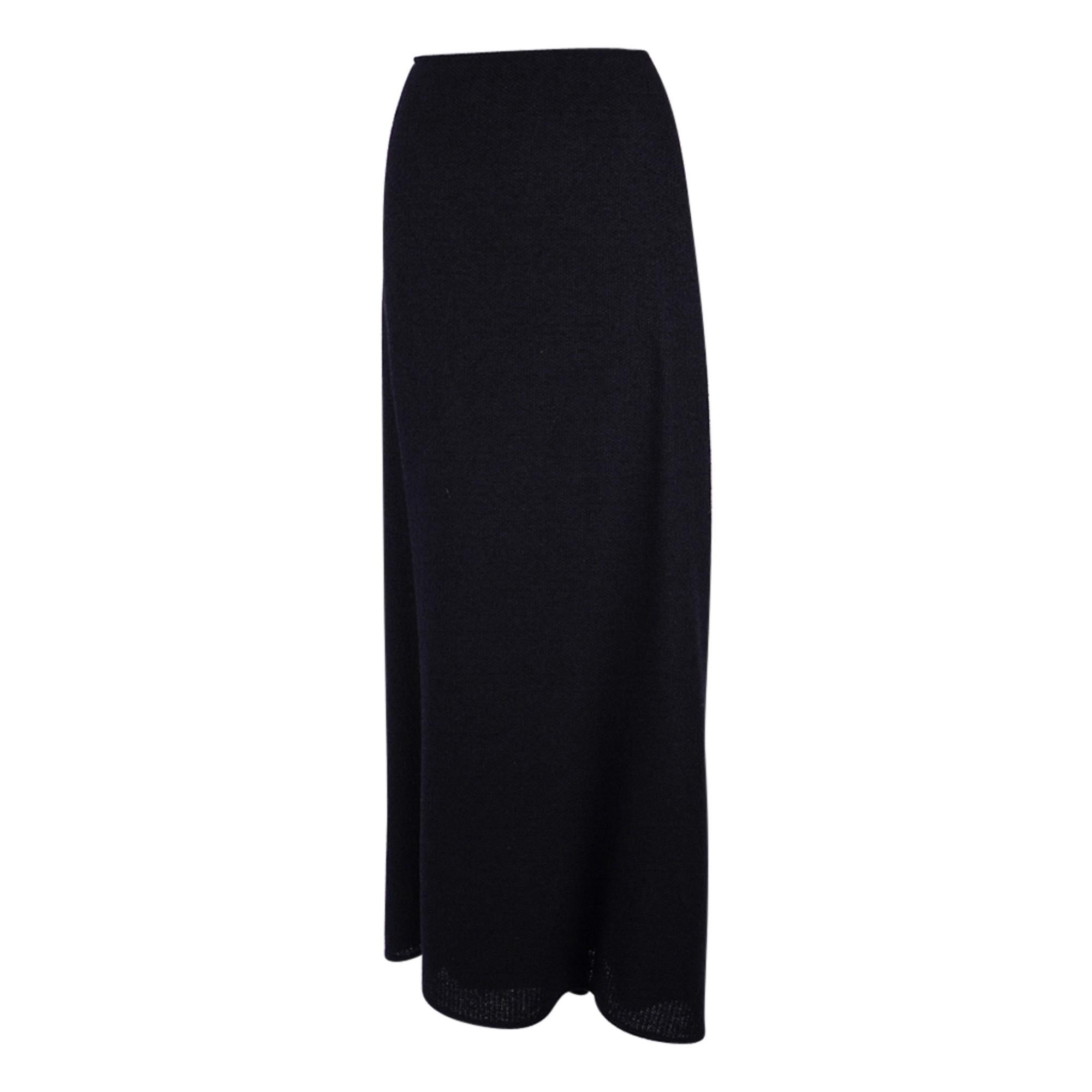 Chanel 98A Long Straight Skirt Beautifully Draped Rear 36 / 4 2