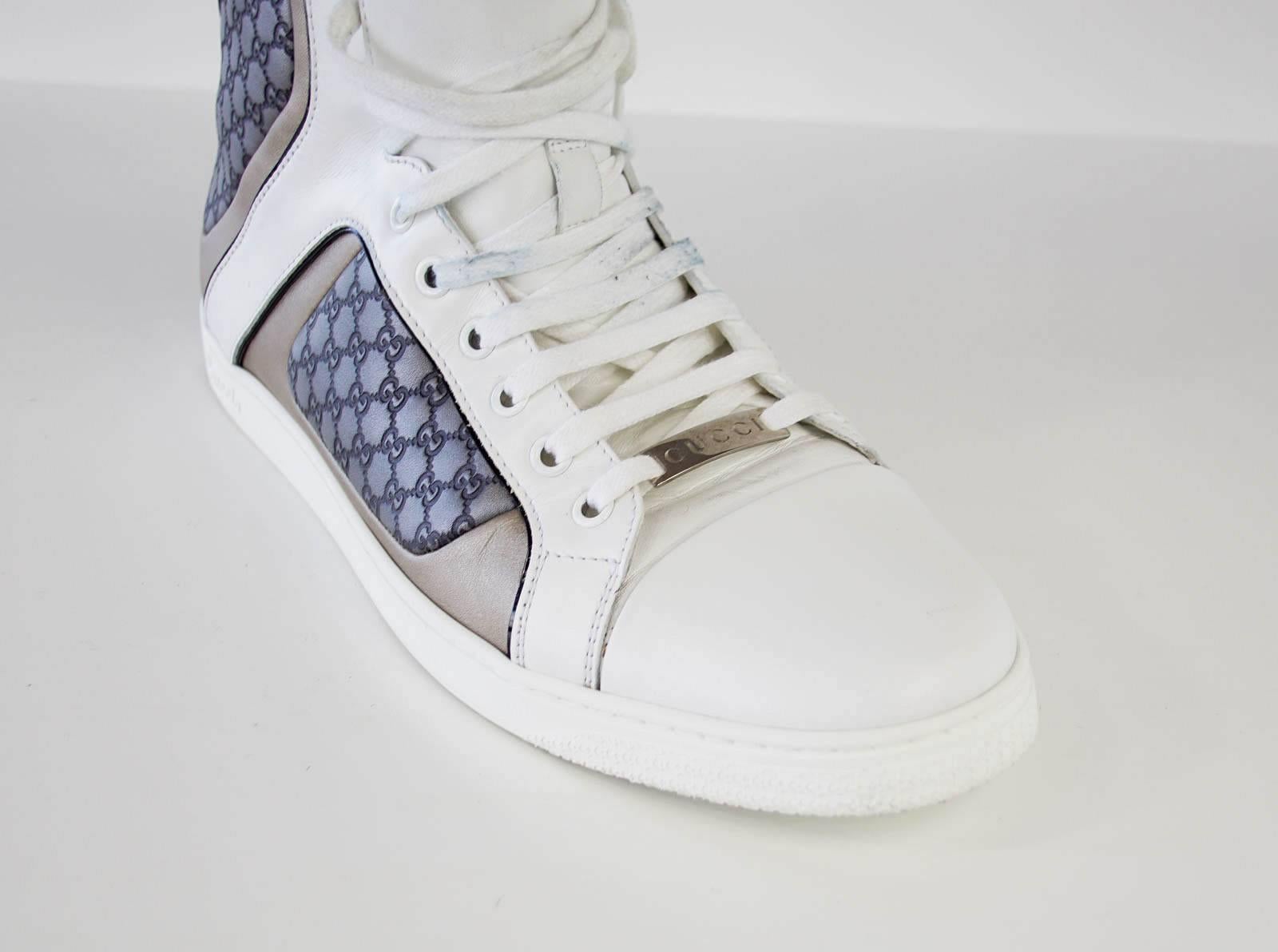 gucci monogram high top sneakers