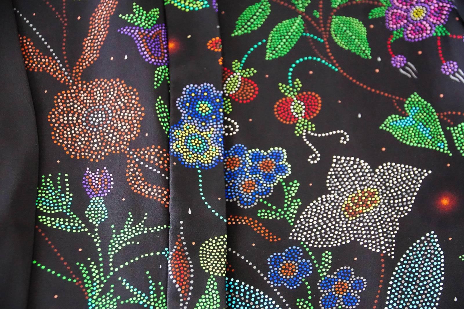 Valentino Top Silk Tunic Floral Design Like New 1