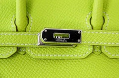 Hermes Birkin Bag Tiny Miniature Micro Kiwi Epsom Limited Edition