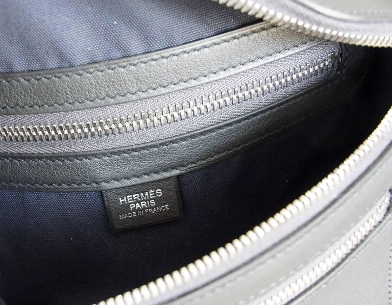 Hermes Cityslide Cross PM Men'sTaurillon Cristobal Leather Black Limited  Edition at 1stDibs