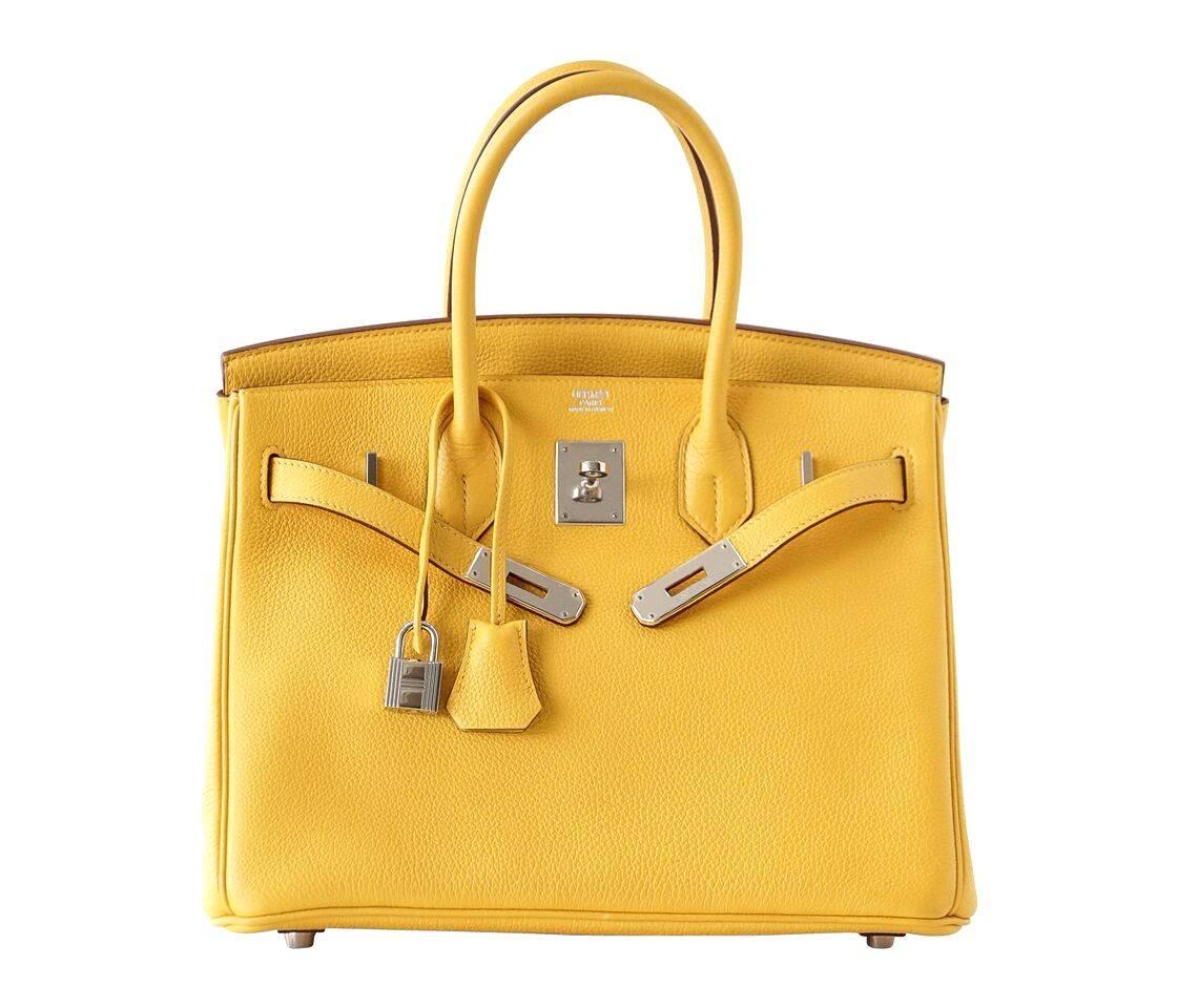 hermes birkin 30 soleil togo gold hardware