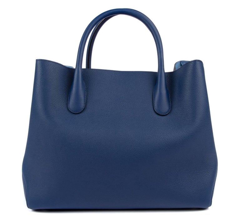 Christian Dior Bag Open Bar Vivid Blue Bi-Color Tote at 1stdibs