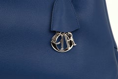 Christian Dior Bag Open Bar Vivid Blue Bi-Color Tote