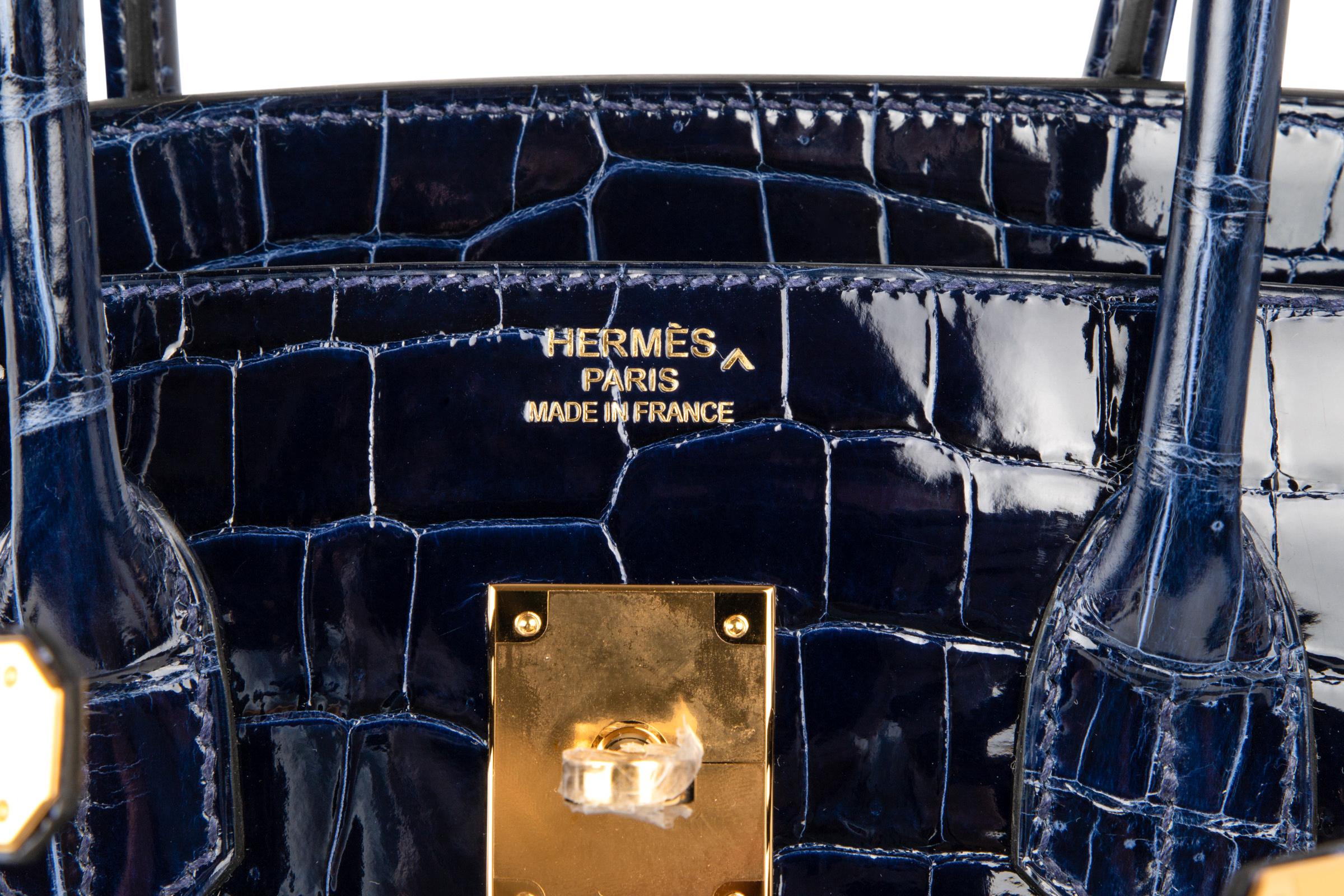 hermes blue sapphire crocodile