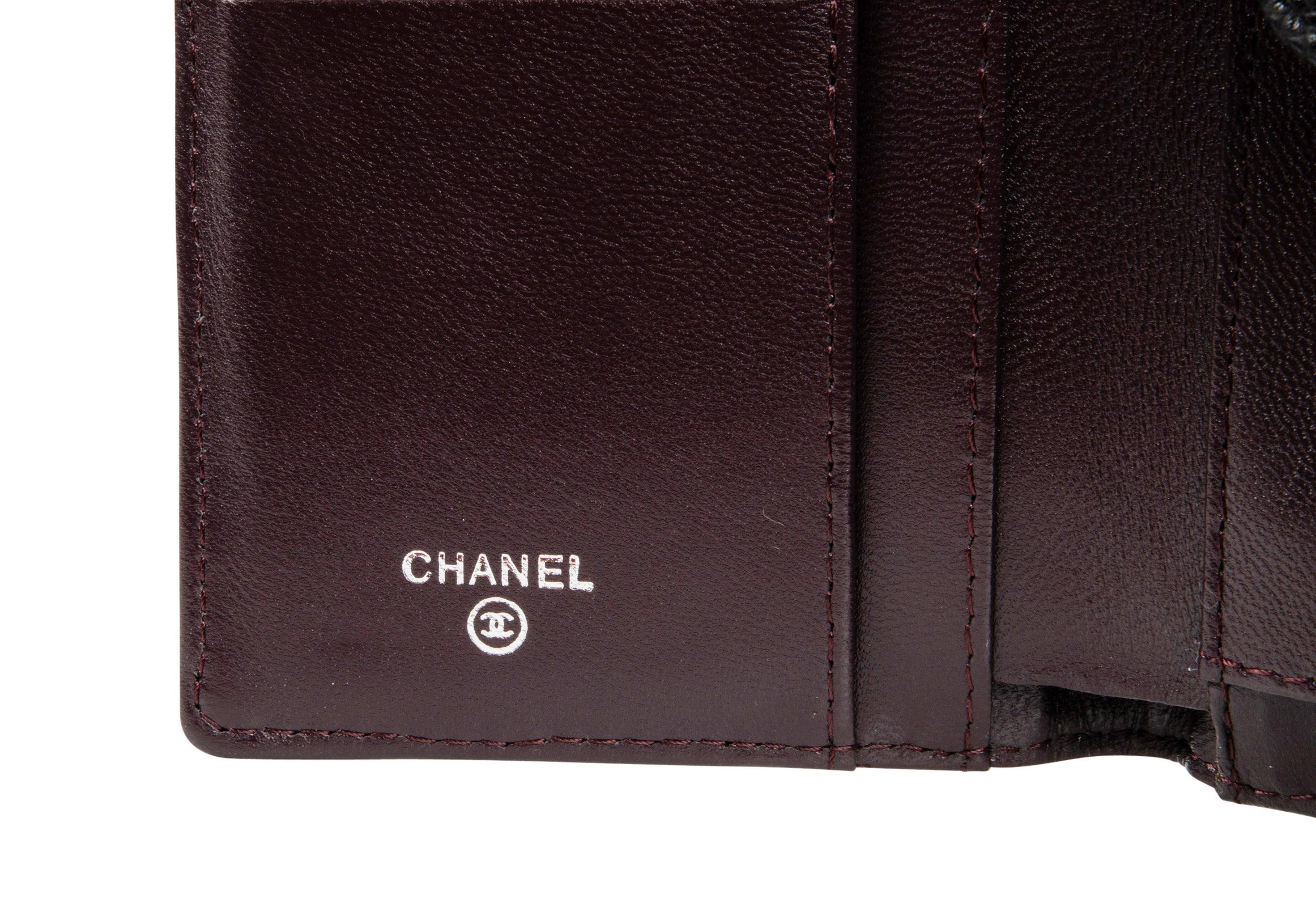 Women's Chanel Wallet Classic Long Black Caviar Leather New