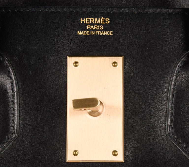 Hermes 50cm Marron Fonce Calf Box Leather & Toile HAC Travel Birkin, Lot  #58066