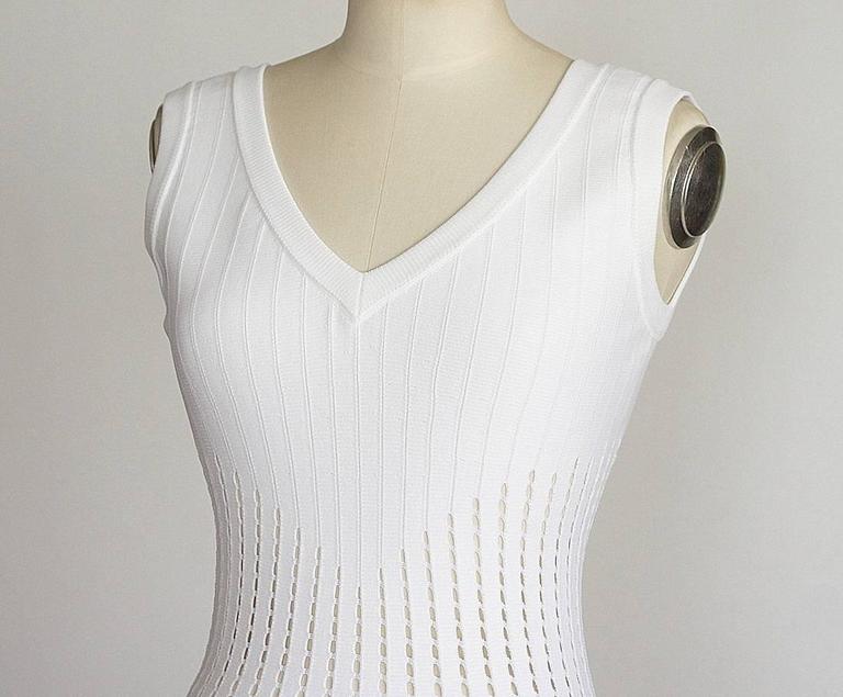 azzedine alaia white dress