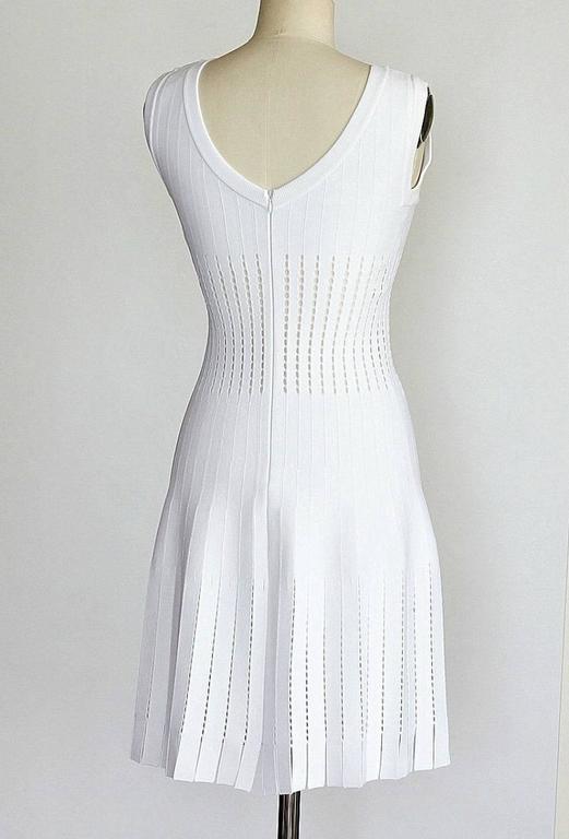 azzedine alaia white dress