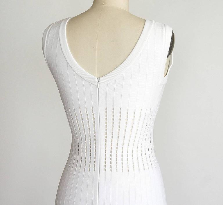 azzedine alaia white dress