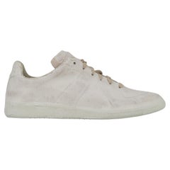 Maison Martin Margiela Herren Turnschuhe mit weißer Lackierung  43