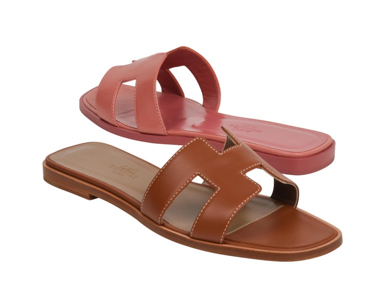 gold oran hermes sandals