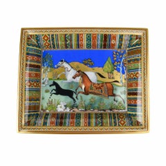 Hermes Change Tray Cheval d'Orient Porcelain New