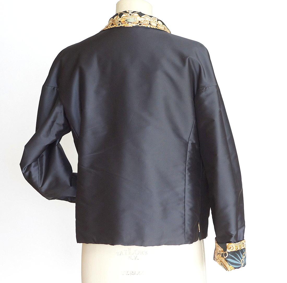 Chaqueta Hermes Terres Precieuses Bufanda Estampada Reversible  L en venta 7