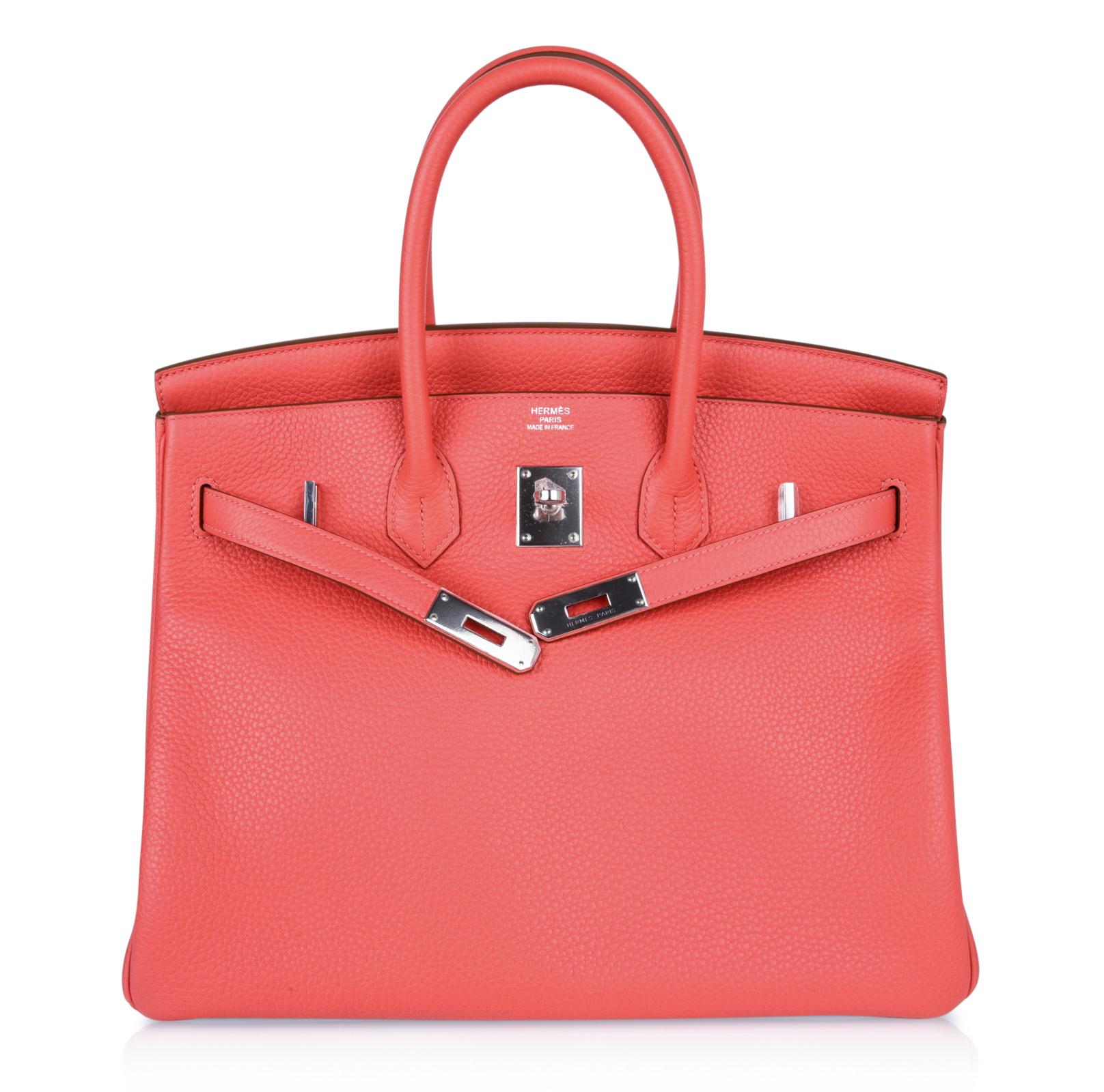 Hermes Birkin 35 Bag Rose Jaipur Pink 