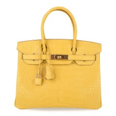 Brand New* Hermès Birkin 30 Alligator Orange Poppy GHW at 1stDibs