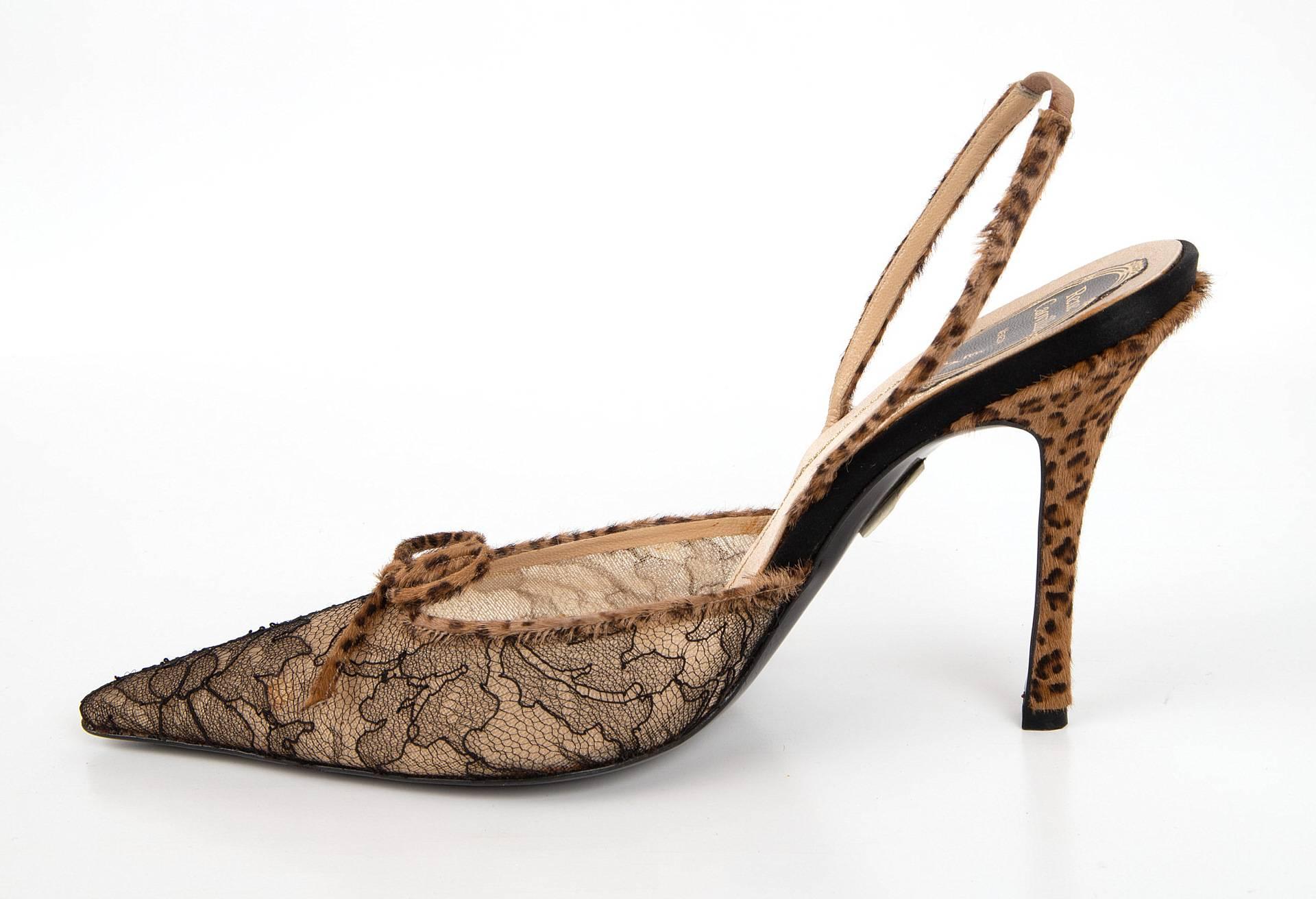 leopard shoe laces
