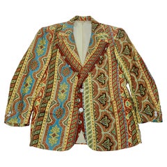 Giacca Paisley di Saks Fifth Avenue con motivo astratto multicolore