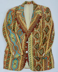 Giacca Paisley di Saks Fifth Avenue con motivo astratto multicolore