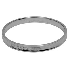 Vintage Tiffany Sterling Silver 1837 Cuff Bracelet