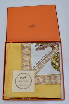 New and Unworn Hermès Scarf "Les Légendes de l'Arbre" (Legends of the Tree)