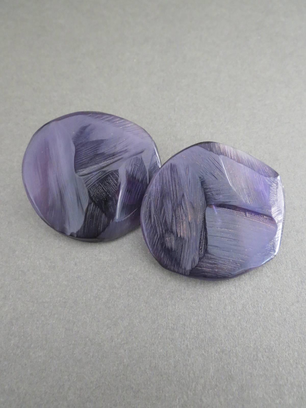 Women's Danish Monies Gerda Lynggaard Lucite Earrings For Sale