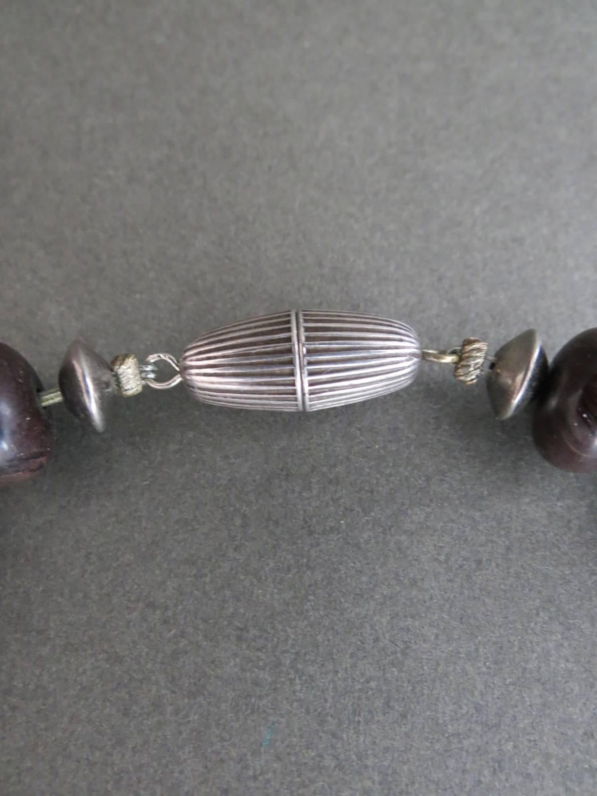 Danish Mid Century Silver Choker Necklace For Sale 2
