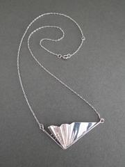 Danish Silver Modernist Mid Century Choker Necklace