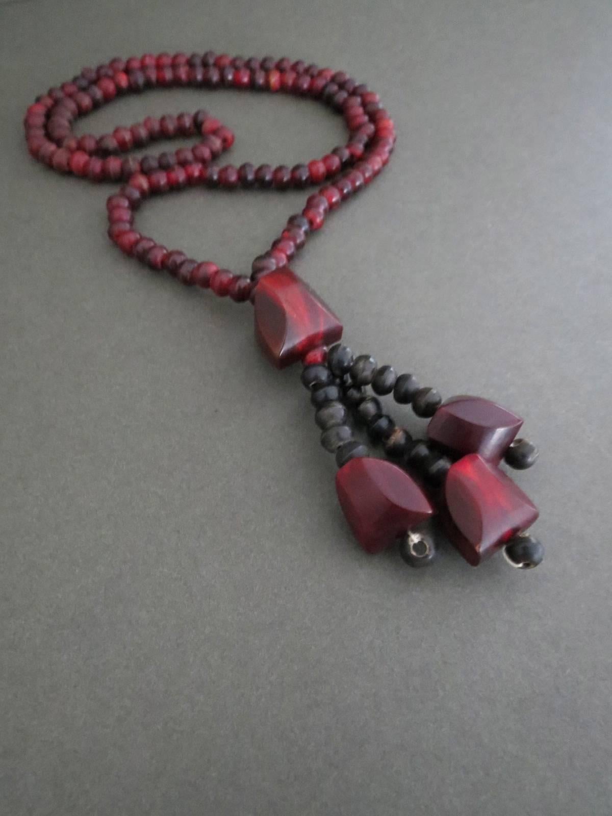 Modernist Vintage Danish Monies Gerda Lynggaard Horn Necklace For Sale