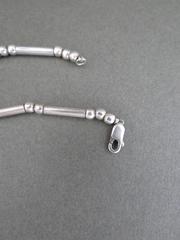 Vintage Modernist Danish Silver Necklace Choker
