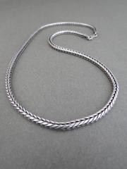Vintage Danish Silver Snakeskin Necklace Snake Skin Choker